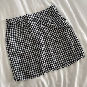 Gingham skirt